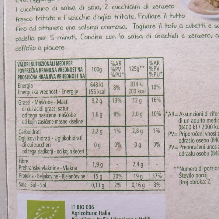 photo of Fior di Natura Tofu al naturale shared by @immina on  27 Mar 2023 - review