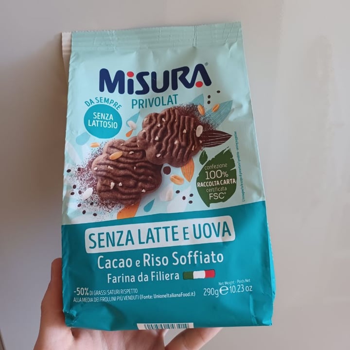 photo of Misura Biscotti con cacao e riso soffiato - Privolat shared by @mibuttogiulia on  22 Apr 2023 - review