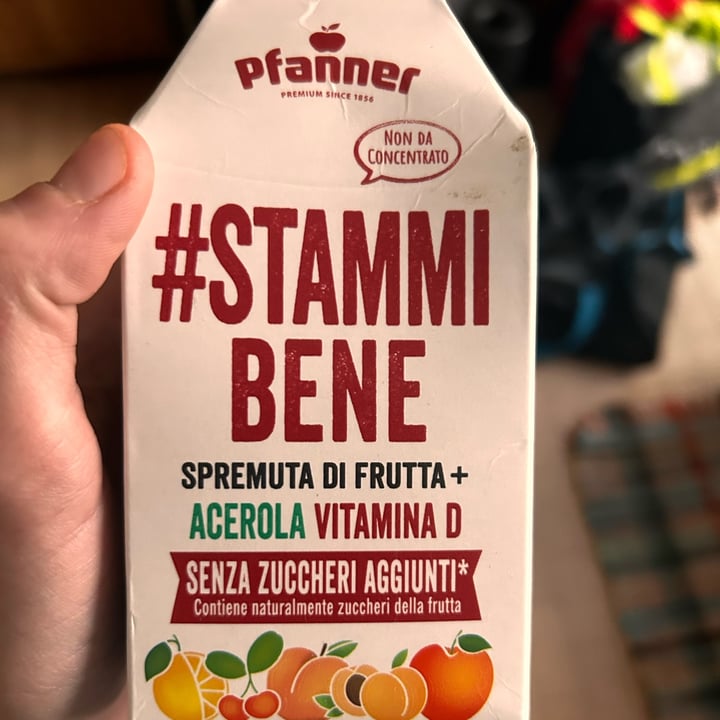 photo of Pfanner #StammiBene Spremuta di frutta + acerola vitamina D shared by @silvietta on  10 May 2023 - review