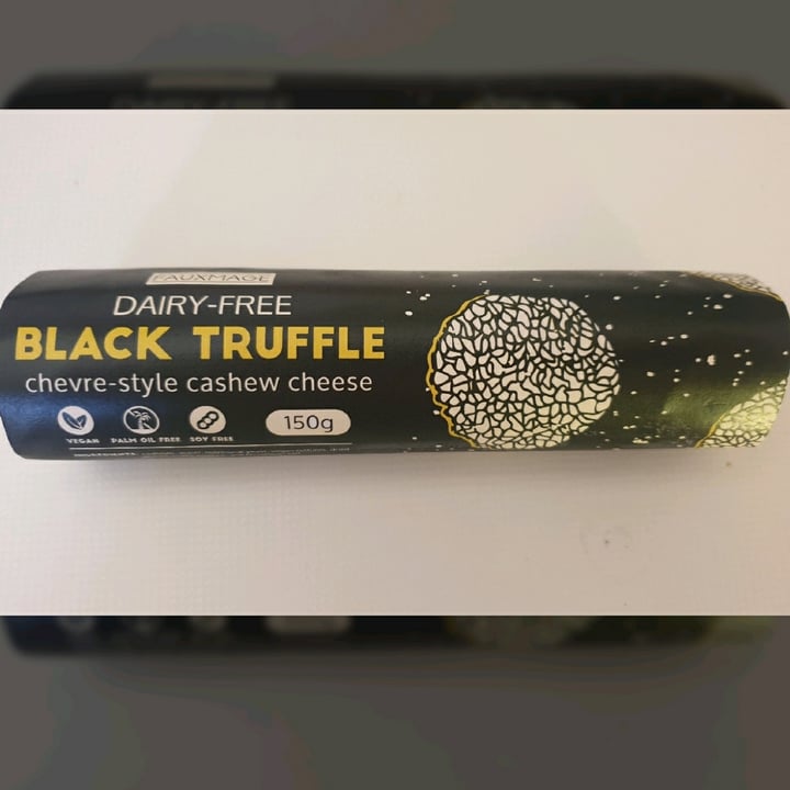 photo of Fauxmage Black Truffle Chèvre-Style Cashew Cheese shared by @compassionate1candy on  27 Jul 2023 - review