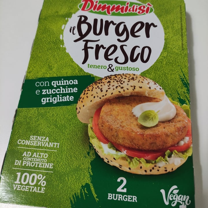 photo of Dimmidisi Burger con quinoa e zucchine grigliate shared by @ilariachillea on  24 Dec 2022 - review