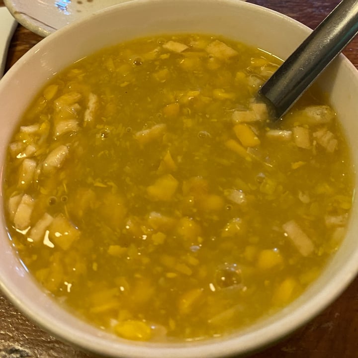 photo of Golden Lotus Vegan Tofu & Creamed Corn Soup shared by @blacklilyleaf on  13 Apr 2023 - review