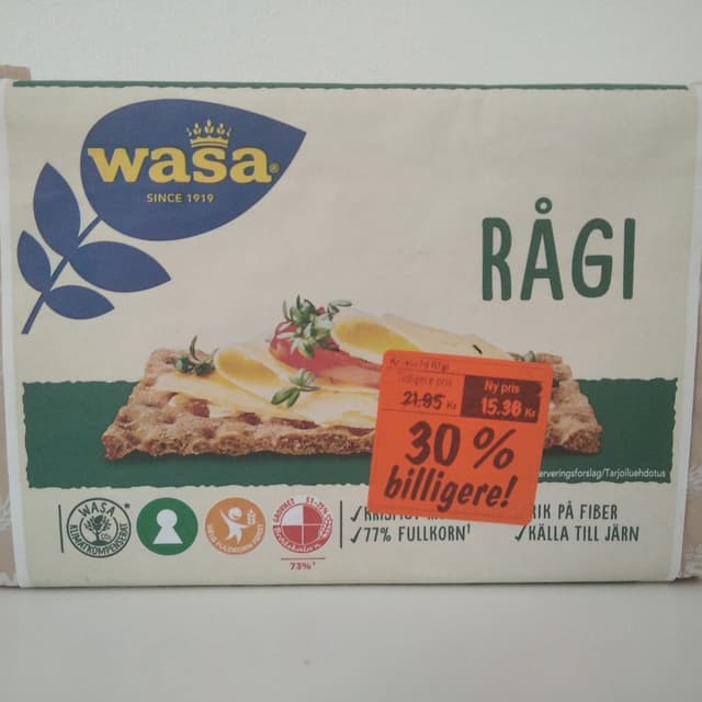 Rågi from Wasa - Vegan Product Reviews & Ratings | abillion