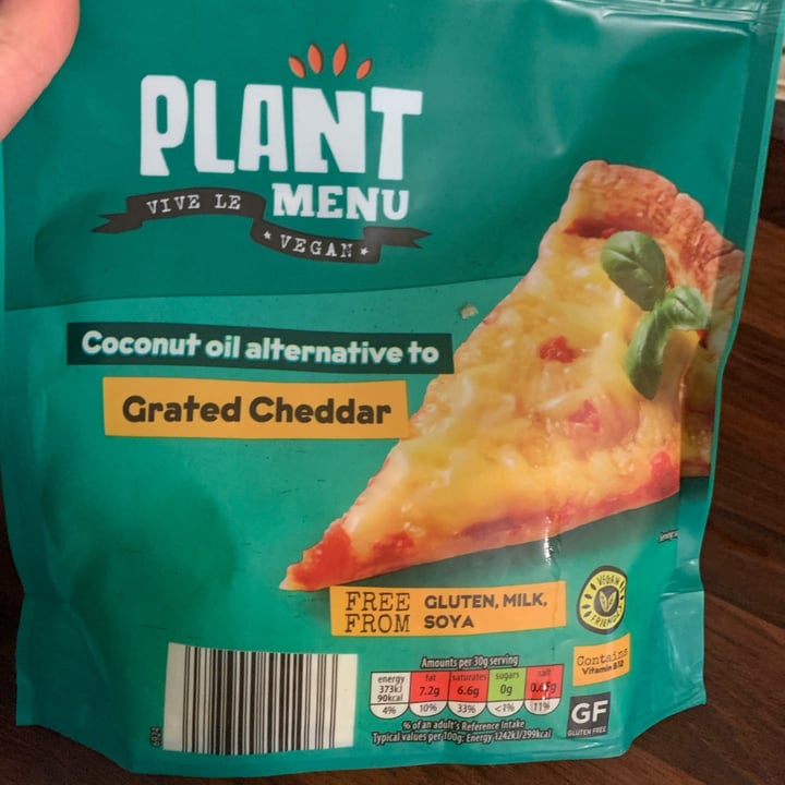 photo of Plant Menu Grated Cheddar shared by @haykayfro on  13 Mar 2023 - review