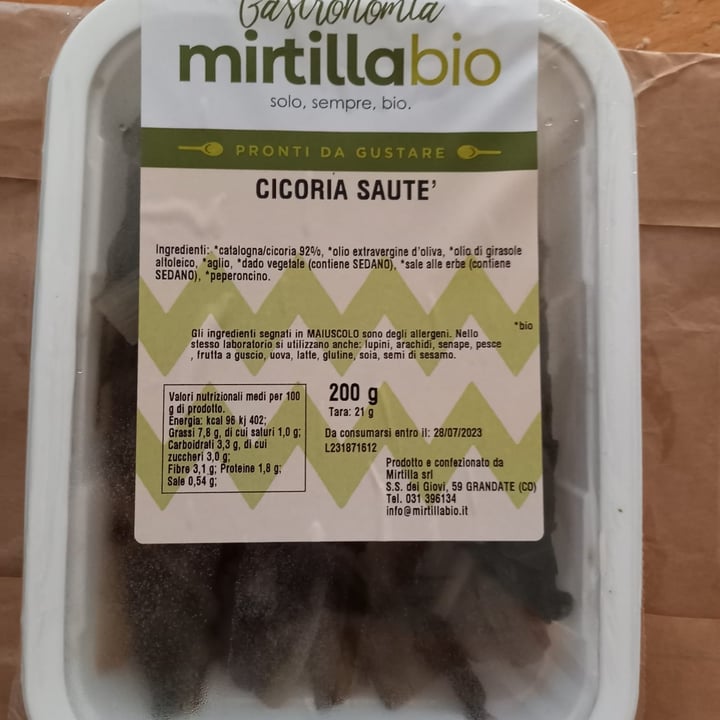 photo of Gastronomia mirtilla bio Cicoria Saute shared by @morgania on  24 Jul 2023 - review