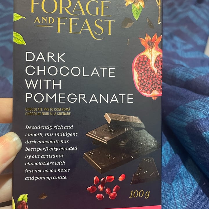 photo of Forage and Feast 51% Dark Chocolate With Pomegranate shared by @carrienissiotis on  07 Mar 2023 - review