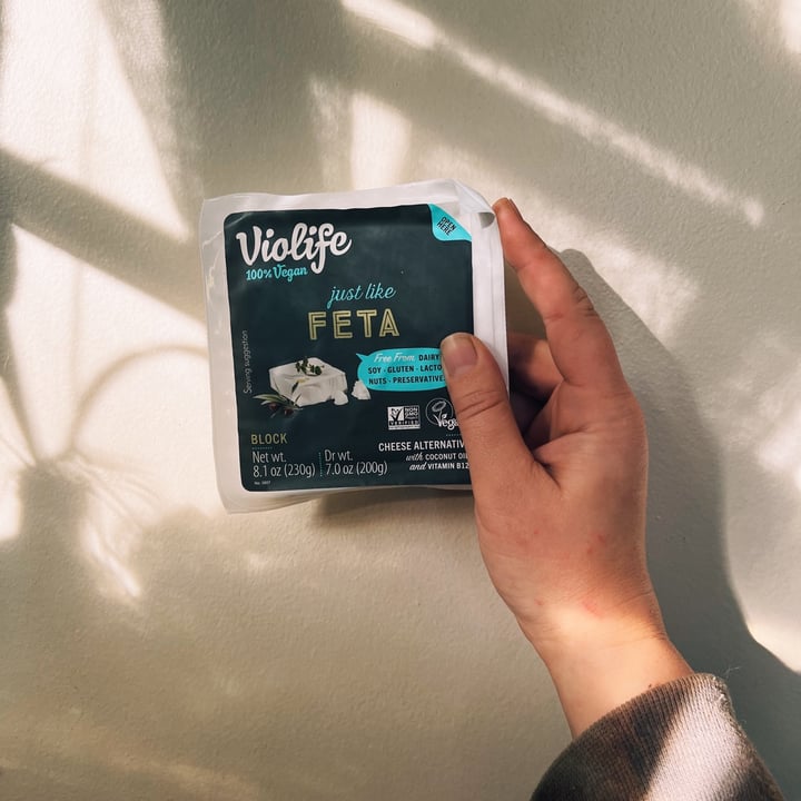 photo of Violife Feta Block - Greek White shared by @agf on  15 Jan 2023 - review