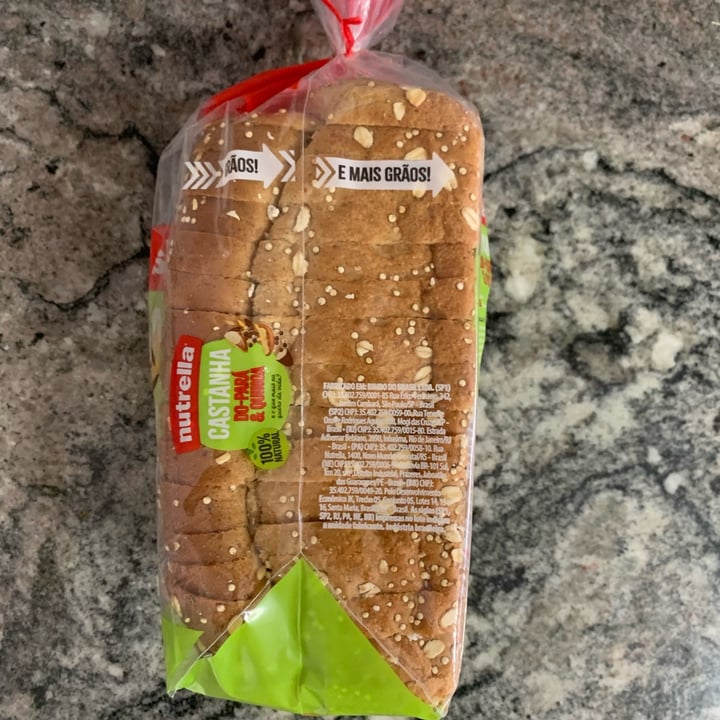 photo of Nutrella Pão com castanha do para e quinoa shared by @vimauro on  30 May 2023 - review