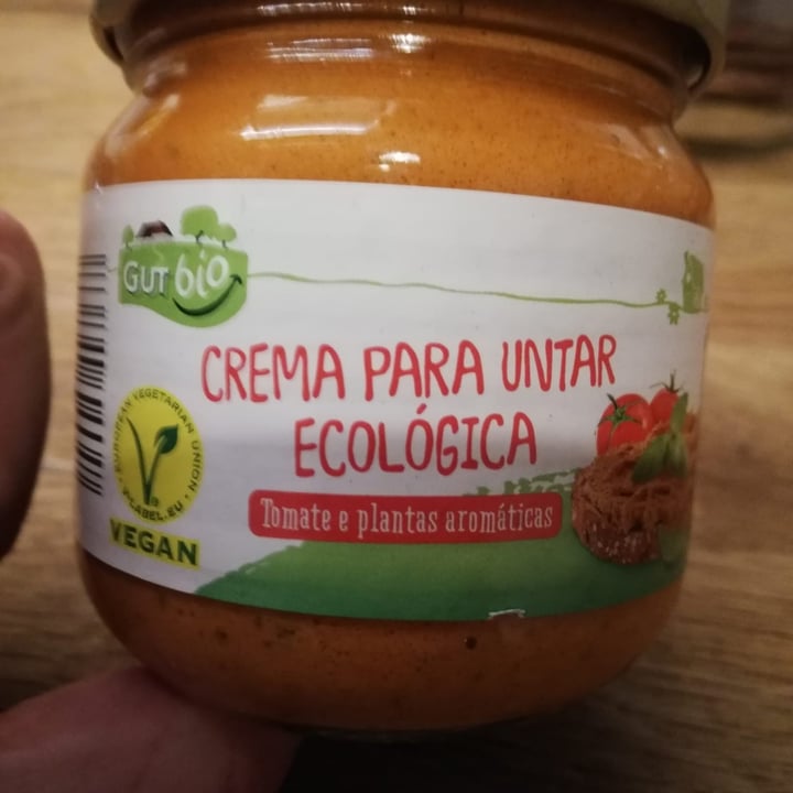 photo of GutBio crema para untar de tomate shared by @marinasnchez on  10 Feb 2023 - review