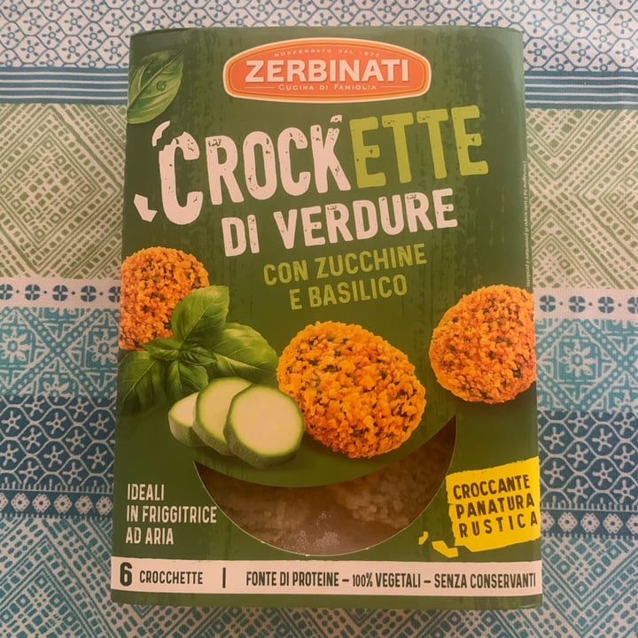 photo of Zerbinati Crocchette Di Verdure Con Zucchine E Basilico shared by @tiziana79 on  19 Jun 2023 - review