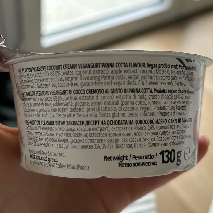 photo of Planton Panna Cotta Pleasure coconut yogurt shared by @ele91mem on  29 Jul 2023 - review