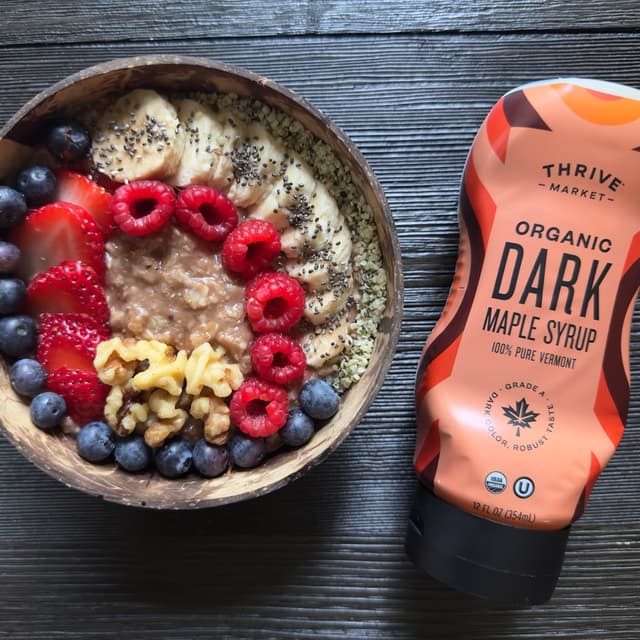 Organic Dark Maple Syrup from Thrive Market - Vegan Product Reviews ...