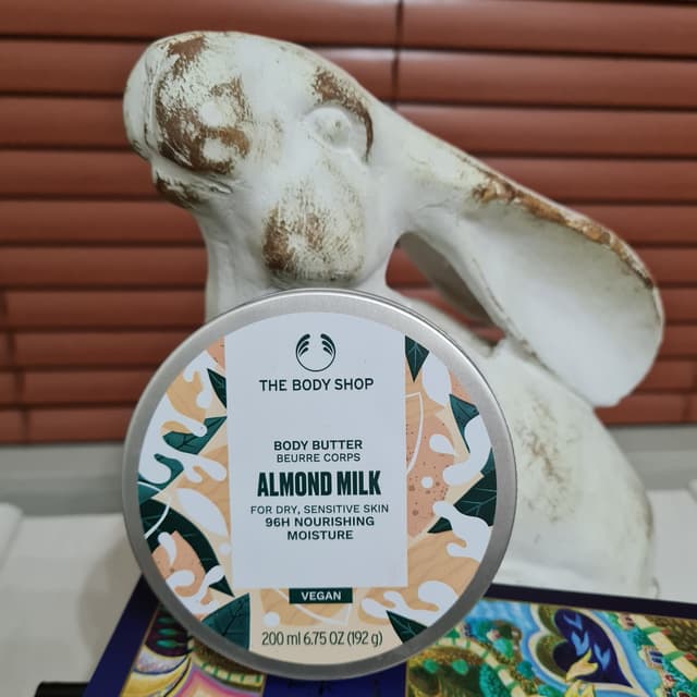Almond milk body butter from The Body Shop Vegan Product