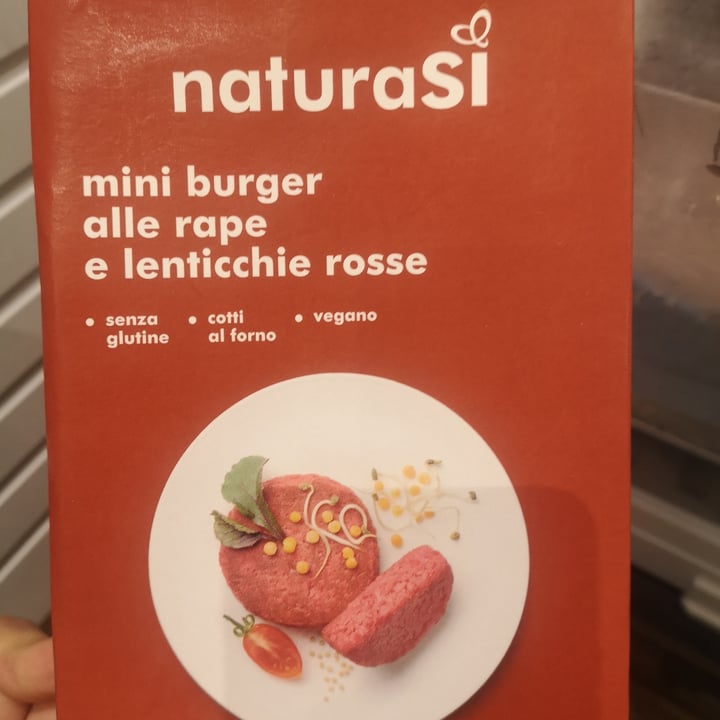 photo of Natura Sì miniburger Con Rapa E Lenticchie Rosse shared by @carimilla on  02 May 2023 - review