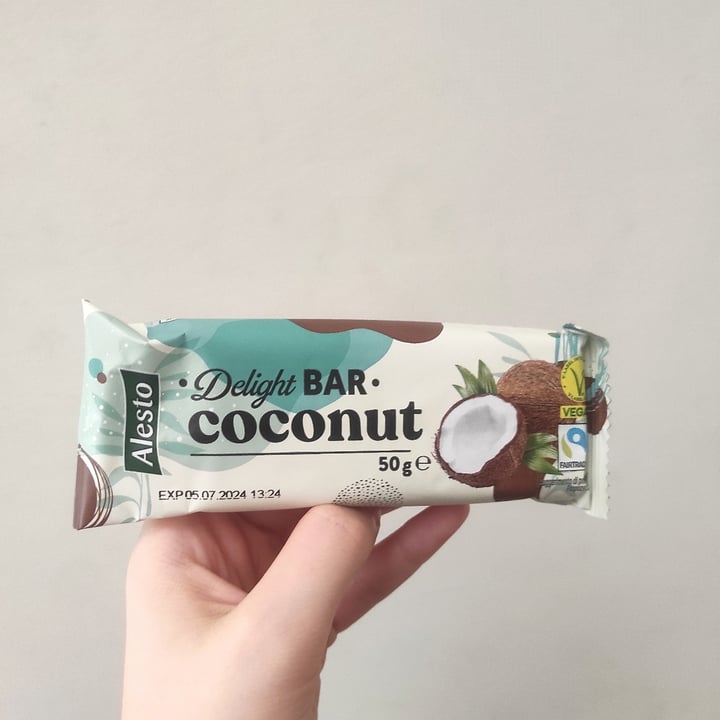 photo of Alesto coconut delight bar shared by @scatolettadiceci on  03 Aug 2023 - review