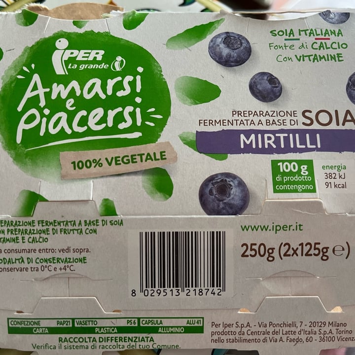 photo of Iper yogurt mirtilli shared by @siria99 on  09 May 2023 - review