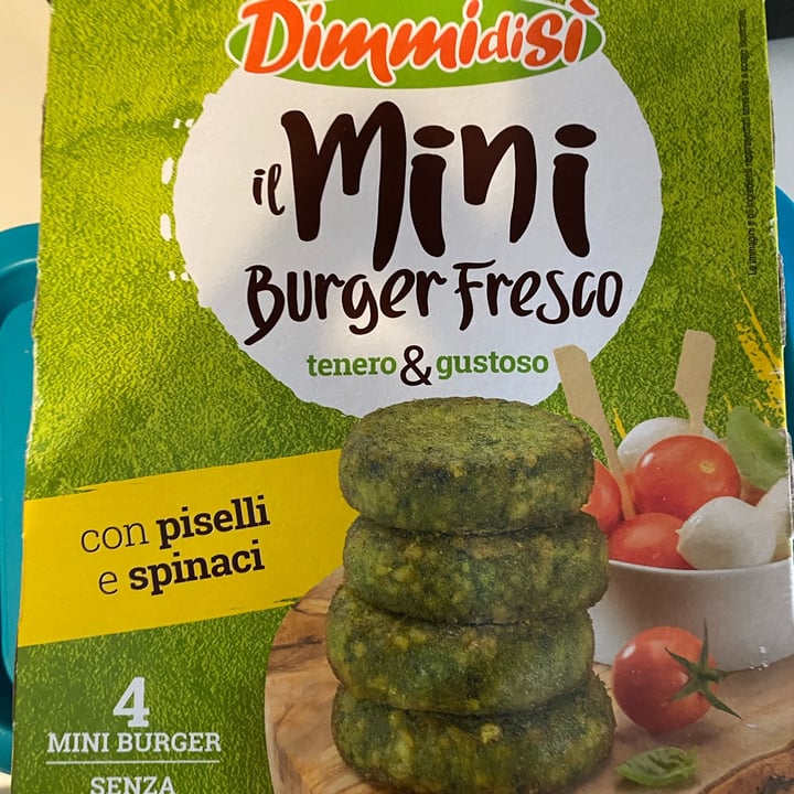 photo of Dimmidisi il miniburger fresco con piselli e spinaci shared by @isabelgracel on  08 Feb 2023 - review