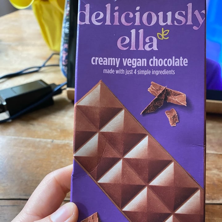 photo of Deliciously Ella Creamy Vegan Chocolate shared by @veroberardi on  19 May 2023 - review