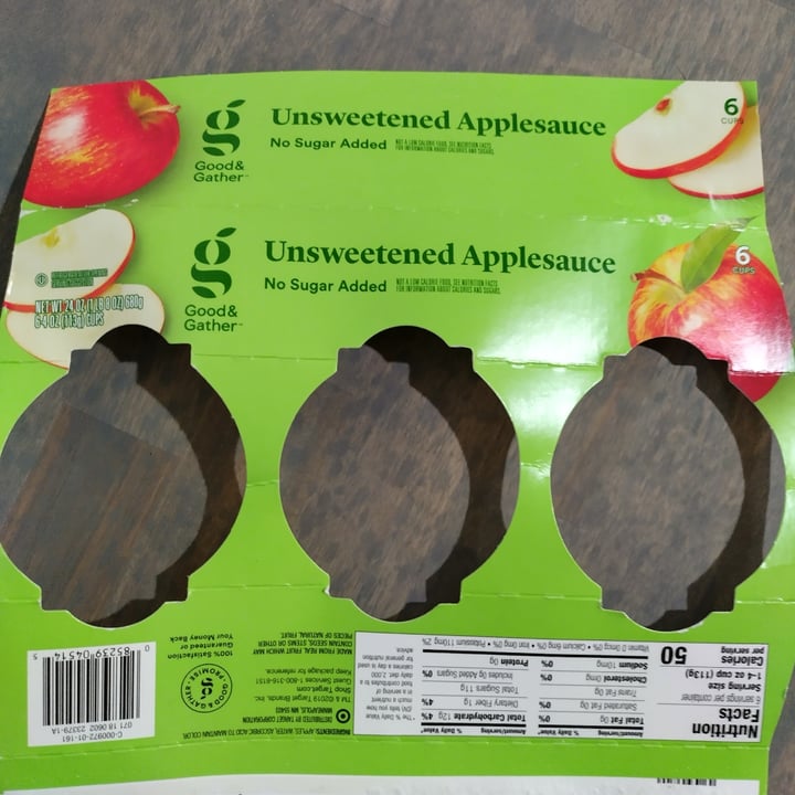 photo of Good & Gather Unsweetened apple sauce shared by @gemgirl on  25 Jan 2023 - review