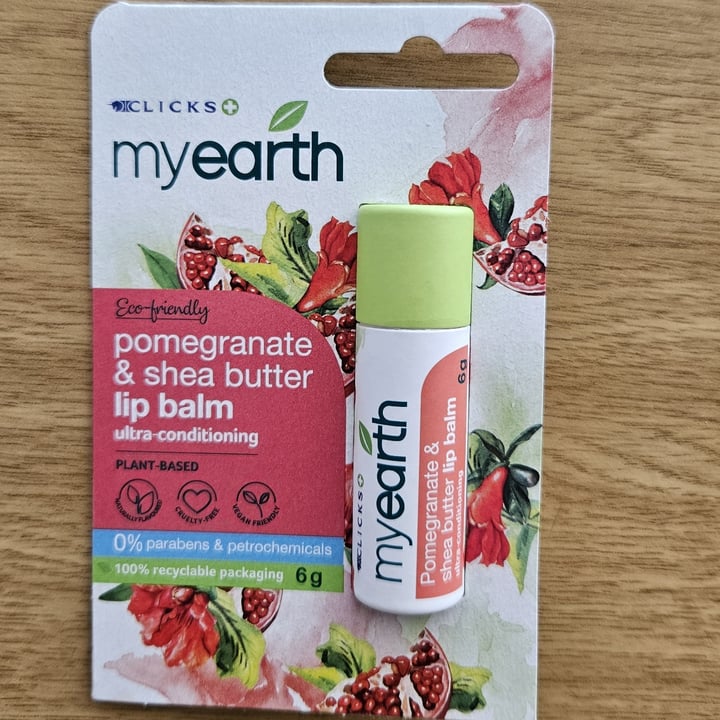 photo of My Earth Pomegranate & shea butter lip balm shared by @therush on  05 May 2023 - review