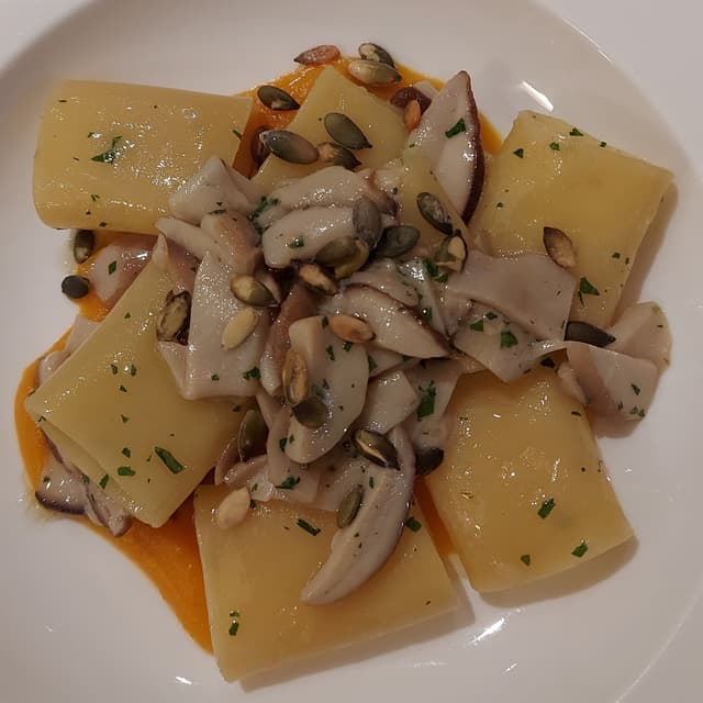 Photo of the dish “paccheri ai porcini”