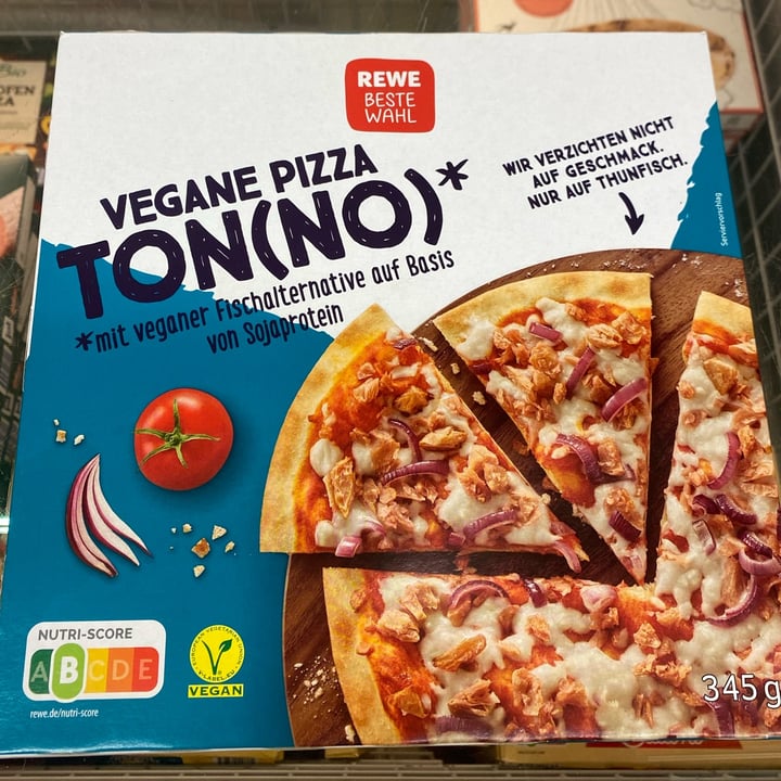 photo of REWE Beste Wahl Vegane Pizza Ton(no) shared by @shuggerlee on  22 Feb 2023 - review