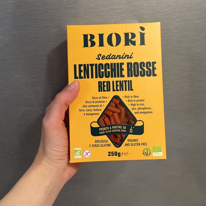 photo of Biori Biori' Sedanini di Lenticchie Rosse Bio shared by @elisacarlotta on  26 Feb 2023 - review