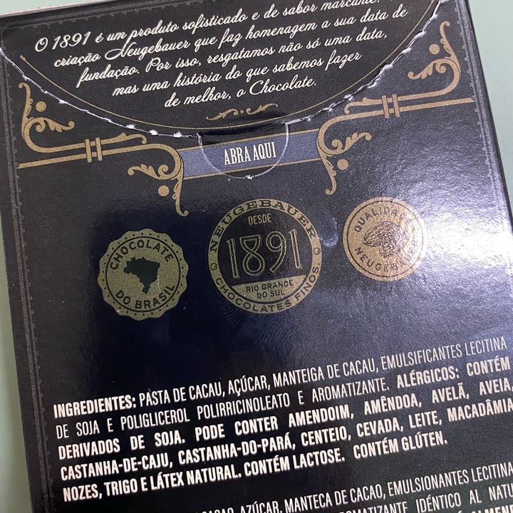 photo of Neugebauer 1891 55% Cacau shared by @aldalima on  23 Mar 2023 - review