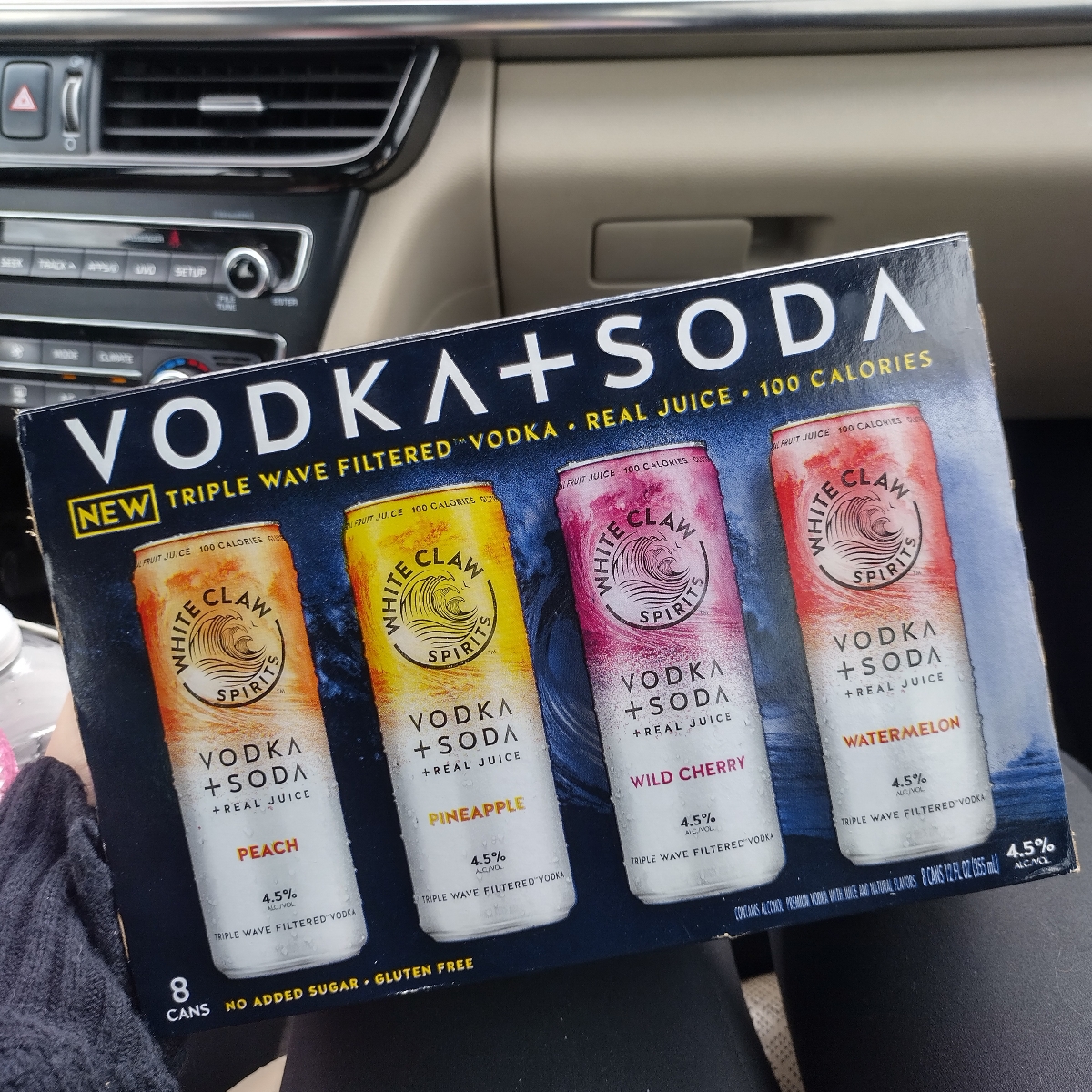 White Claw watermelon vodka + soda Reviews abillion