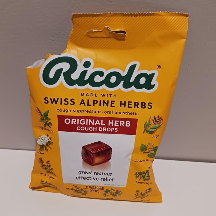 photo of Ricola The Original Natural Herb Cough Drops shared by @heartartichokehearts on  19 May 2023 - review