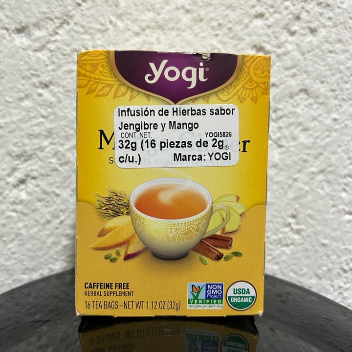 Yogi Tea Organic Mango Ginger Tea Review abillion