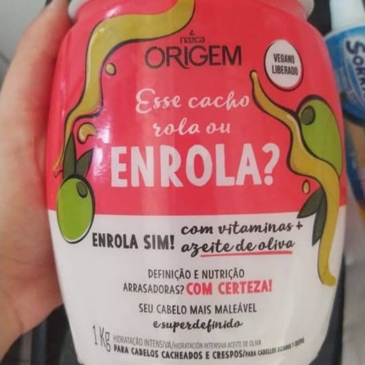 photo of Nazca Origem Creme de Hidratação Esse Cacho Rola ou Enrola Origem shared by @marinanovossad on  28 Dec 2022 - review