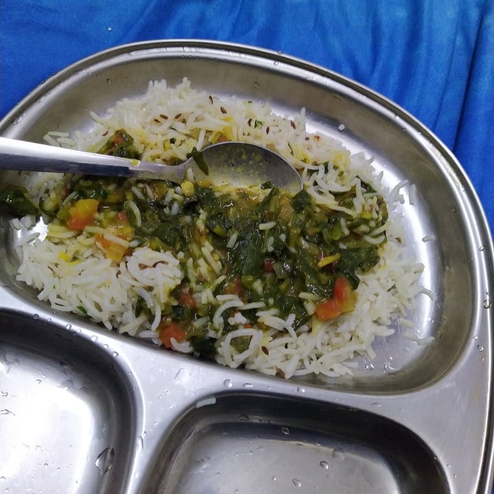 photo of Allspice Dal Palak and Steam Rice shared by @aniketbabar on  15 Jul 2023 - review