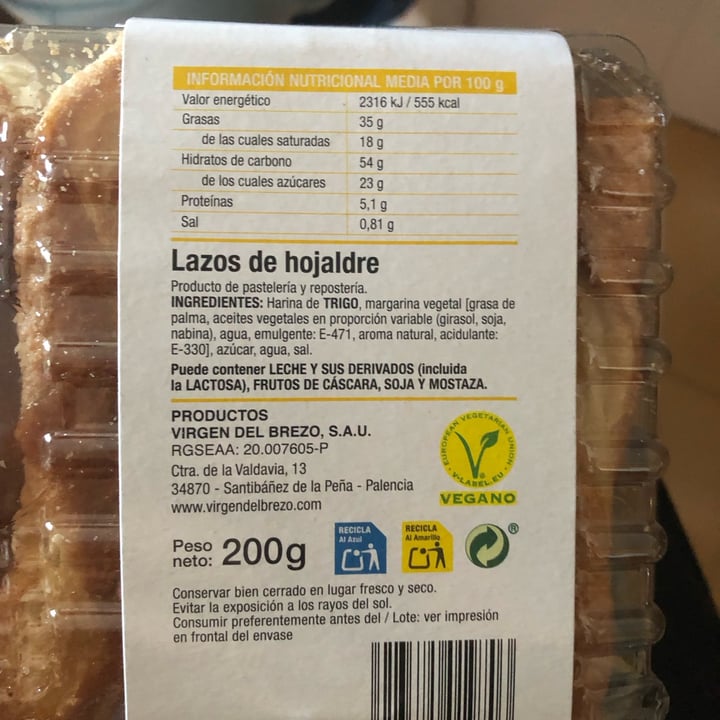 photo of Virgen del Brezo Lazos de hojaldre shared by @estherfe on  18 Mar 2023 - review