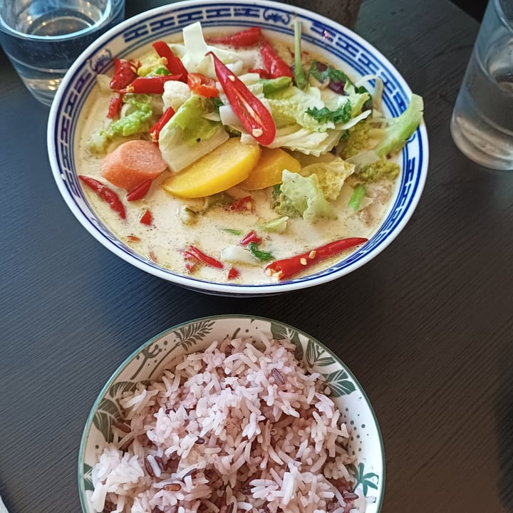 photo of Thai vegan kitchen Green Curry with protein shared by @albetty on  06 Jul 2023 - review