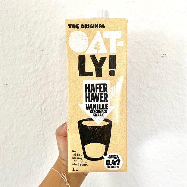 photo of Oatly hafer haver vanille shared by @stefveg97 on  08 Mar 2023 - review