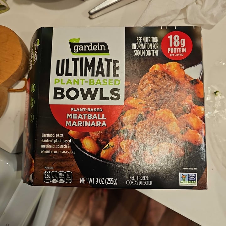 photo of Gardein ultimate plant based bowls meatball marinara shared by @marna426 on  19 Jul 2023 - review