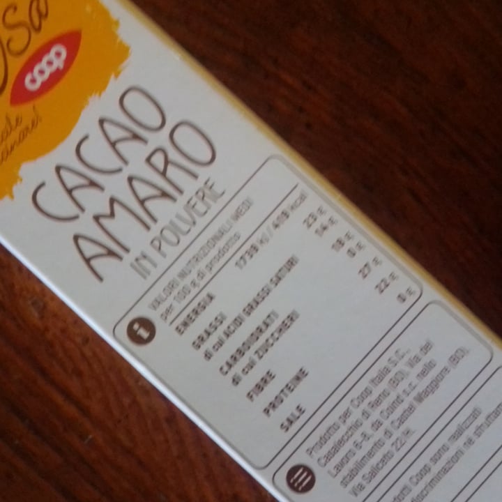 photo of D’osa Coop Cacao Amaro In Polvere shared by @robertaboschi on  14 Jul 2023 - review