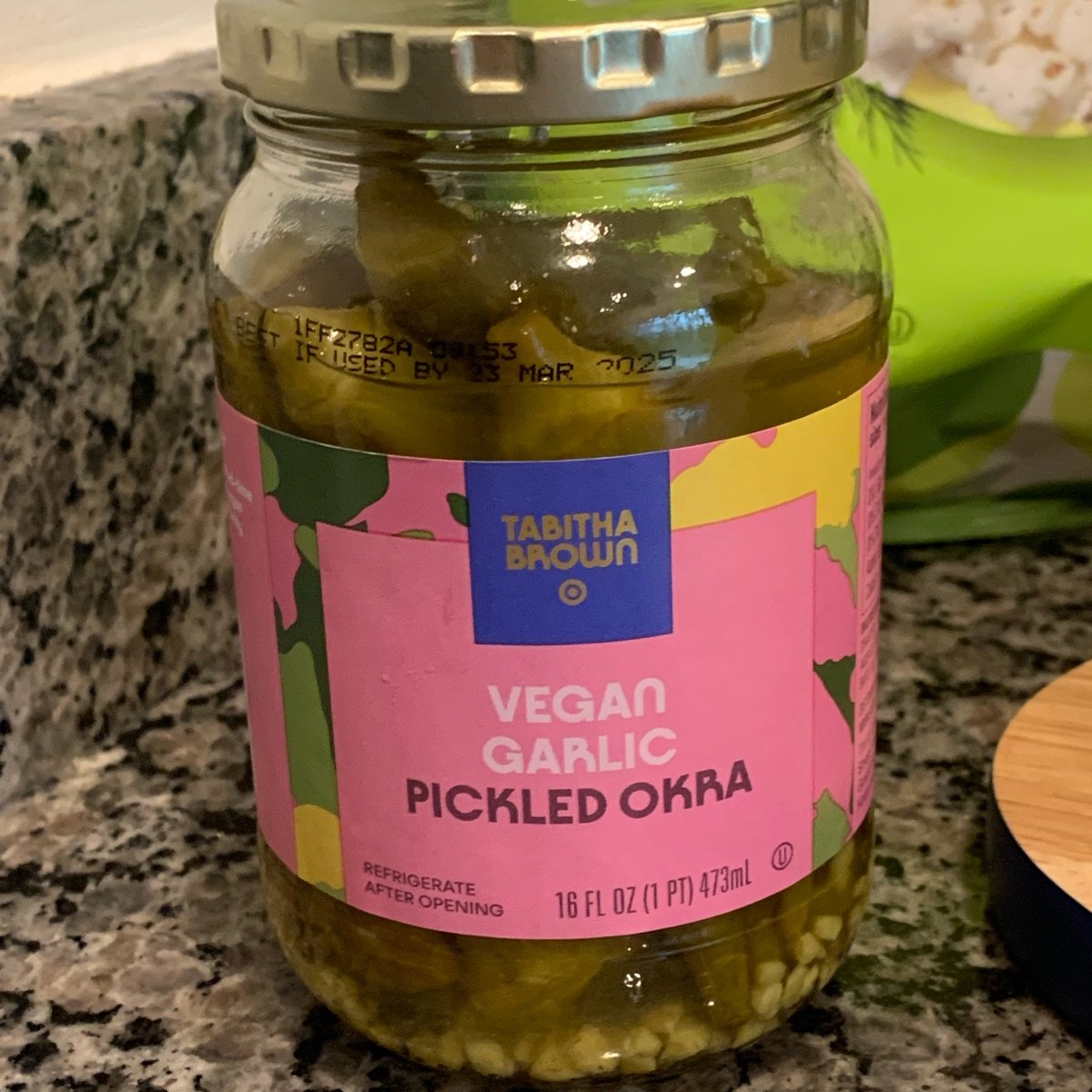 Tabitha Brown vegan garlic pickled okra Reviews abillion