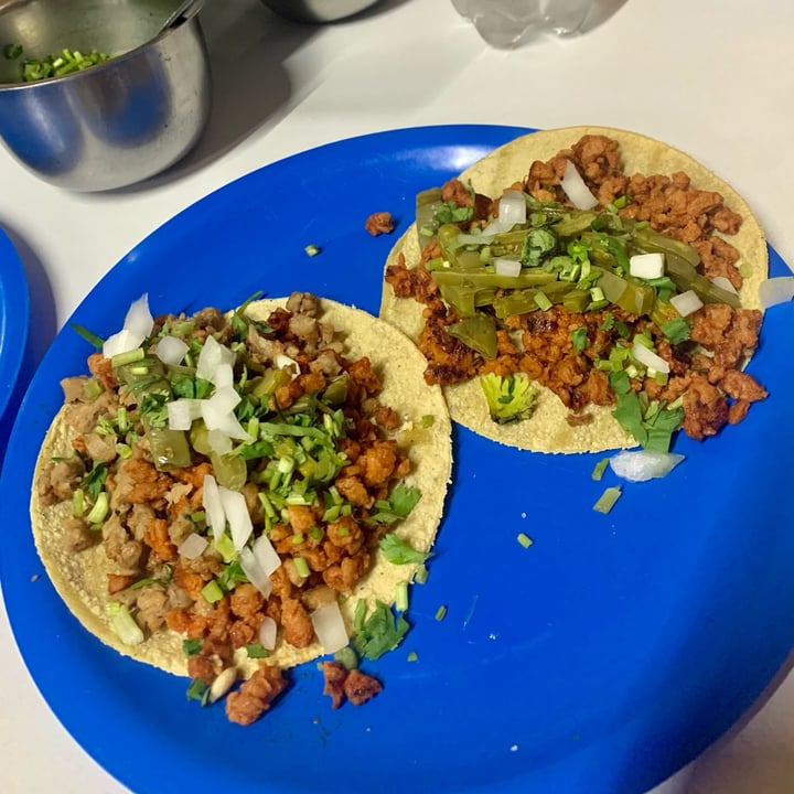 photo of A darle, que es taco vegano Taco De Chorizo shared by @nancy on  11 Jul 2023 - review