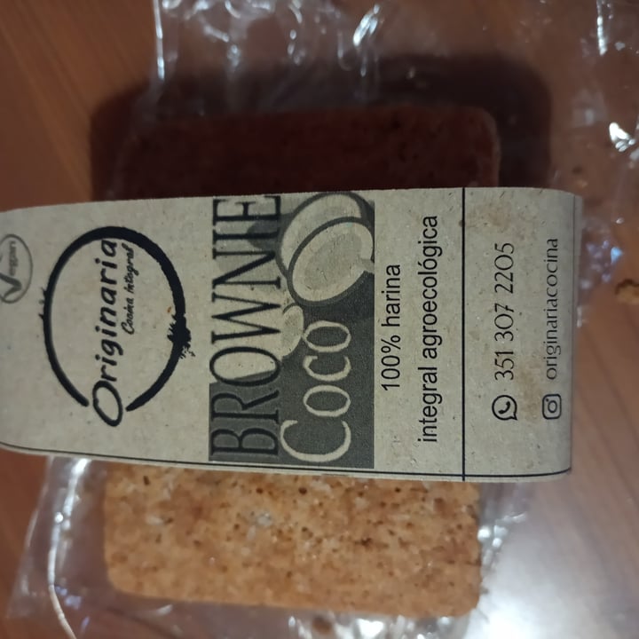 photo of Originaria comida integral Brownie De Coco Y Chocolate shared by @lelymultipac on  23 Dec 2022 - review