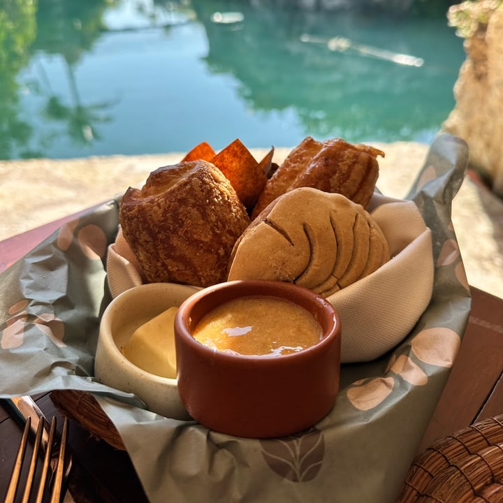 photo of BIO Restaurante de Hotel Xcaret Pan de Canasta shared by @majesticvegan on  29 May 2023 - review