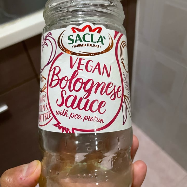 photo of Sacla' Vegan Bolognese Sauce With Pea Protein shared by @ashni on  11 Feb 2023 - review