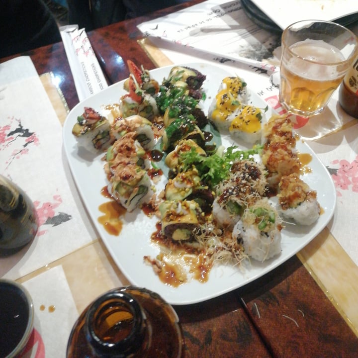 photo of Ristorante Sushi House Piatto di sushi vegan misto shared by @affiliazen on  25 Feb 2023 - review