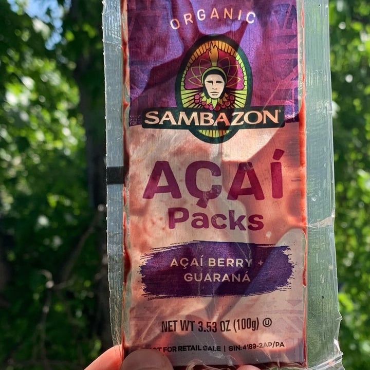 photo of Sambazon Açaí Superfruit Packs Original Blend shared by @rochi09 on  18 Jun 2023 - review