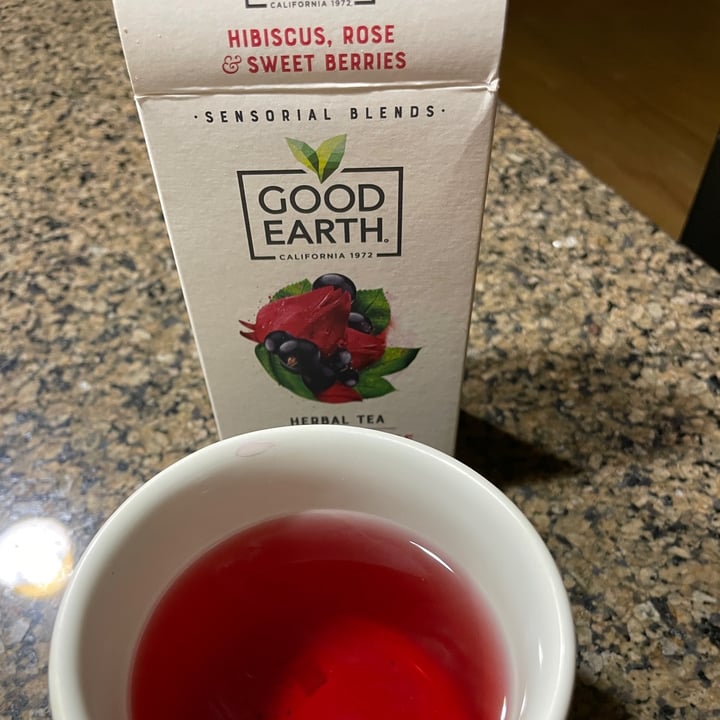 photo of Good earth hibiscus, rose & sweet berries herbal tea shared by @karenasp on  14 Feb 2023 - review