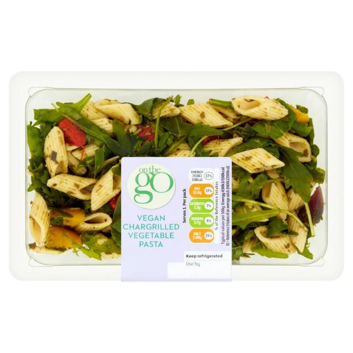 photo of Sainsbury's chargrilled vegetable pasta shared by @vegan-angel on  16 Mar 2023 - review