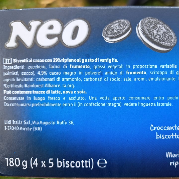 photo of neo Neo Biscotti Al Cacao shared by @peltis on  01 Aug 2023 - review