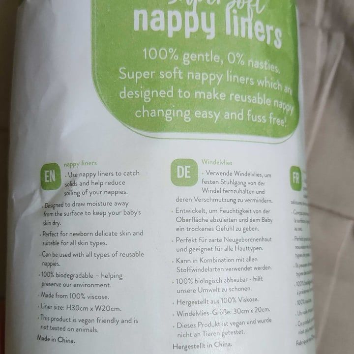photo of Bambino Mio Nappy liners shared by @pandarosso on  29 May 2023 - review