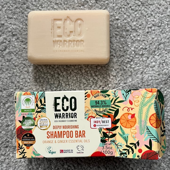 Eco Warrior Deeply Nourishing Shampoo Bar | Vegan, Cruelty